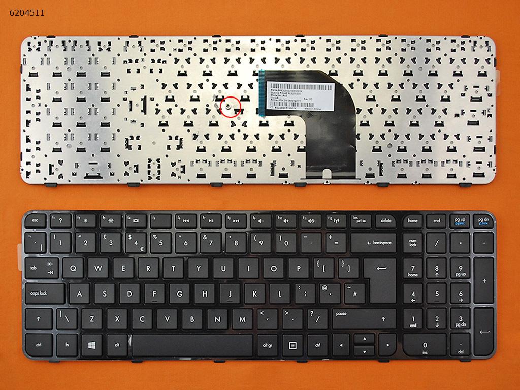 Picture of New Replacement Laptop Keyboard For HP G6-2000 GLOSSY FRAME BLACK(Win8) Uk Layout