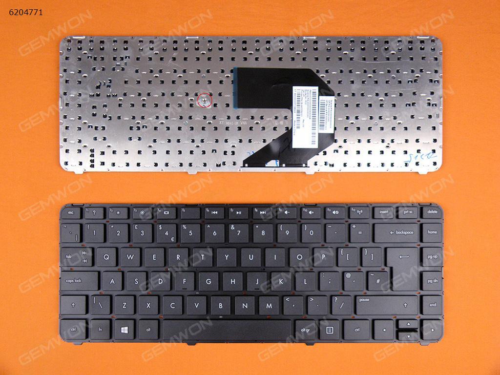 Picture of New Replacement Laptop Keyboard For HP Pavilion G4-2000 BLACK(Without FRAME,Without foil,For Win8) Uk Layout