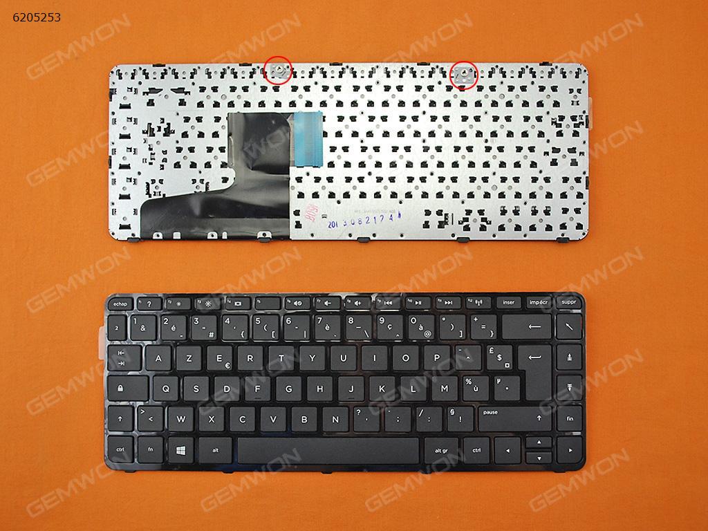 Picture of New Replacement Laptop Keyboard For HP Pavilion 14-N BLACK FRAME BLACK(Win8) FR Layout
