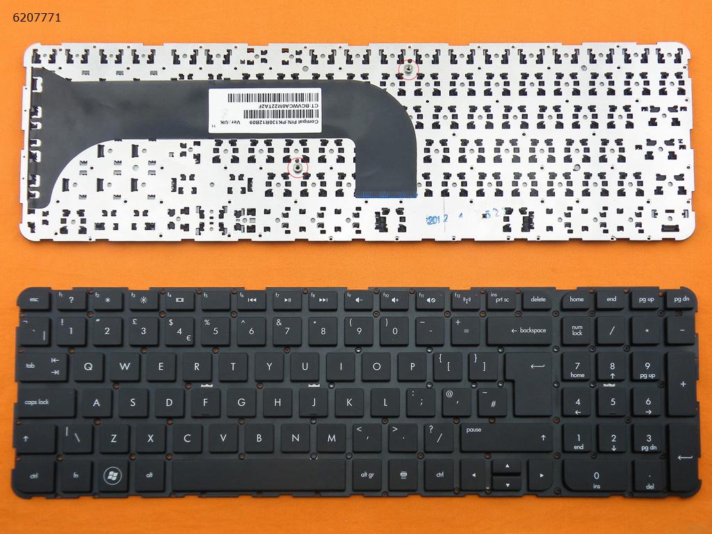 Picture of New Replacement Laptop Keyboard For HP M6-1000 BLACK(without FRAME,without foil) Uk Layout