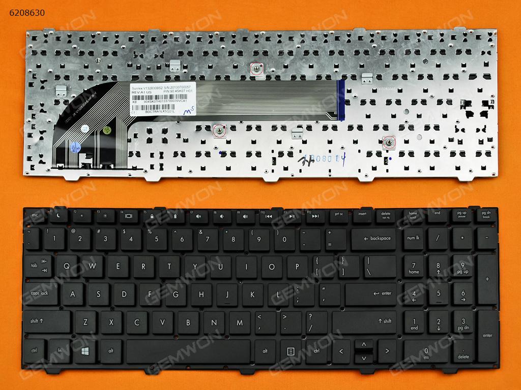 Picture of New Replacement Laptop Keyboard For HP 4540S 4545S 4740S BLACK(without FRAME,without foil,For Win8) US Layout