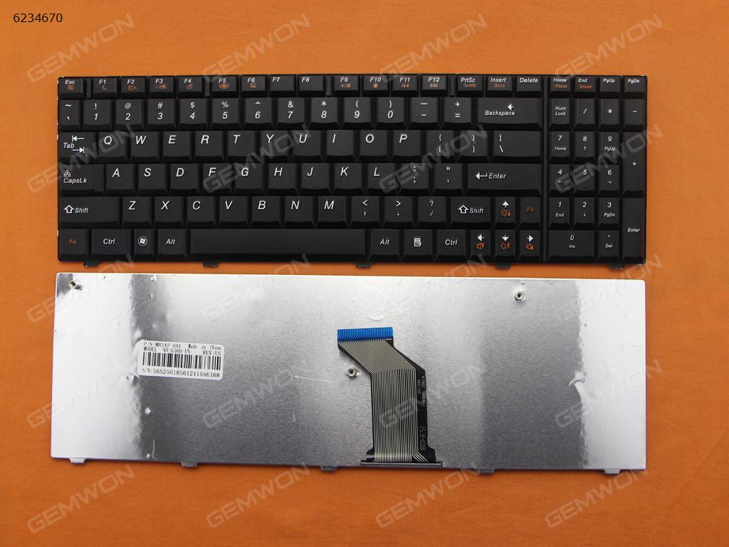 Picture of New Replacement Laptop Keyboard For LENOVO 3000 Series G560 BLACK(Version 3,OEM) US Layout