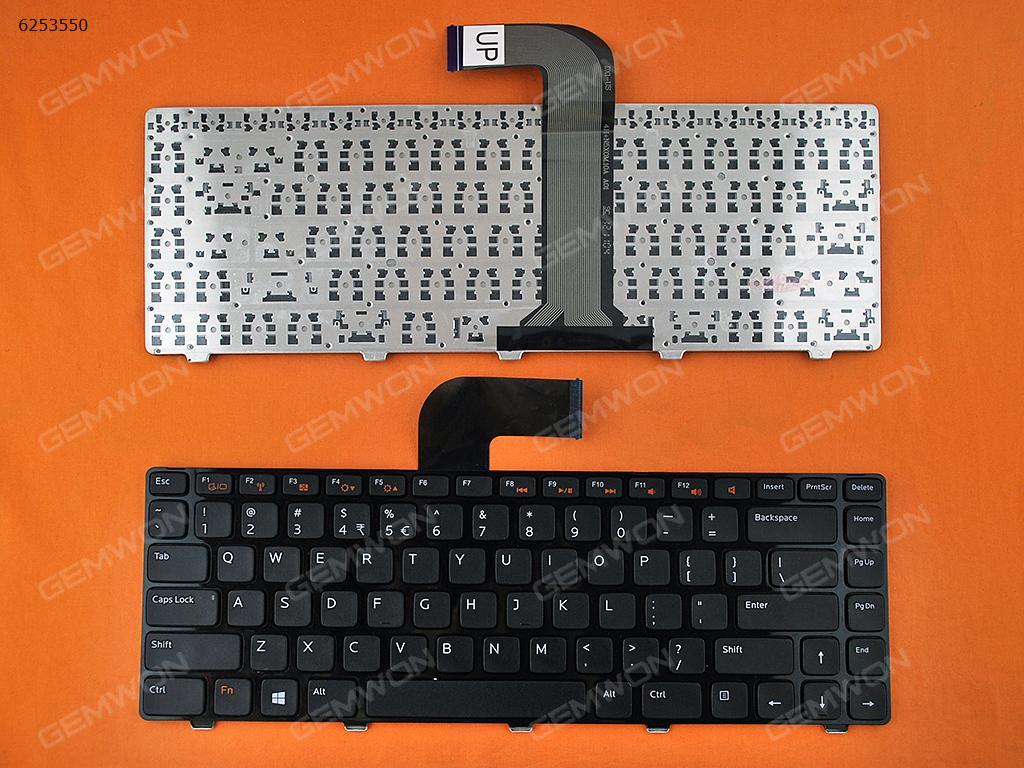 Picture of New Replacement Laptop Keyboard For DELL Vostro 3550/XPS L502/New Inspiron 14R/Inspiron N4110 M4110 N4050 M4040 N5050 M5050 M5040 N5040 N411Z BLACK FRAME BLACK Win8 US Layout