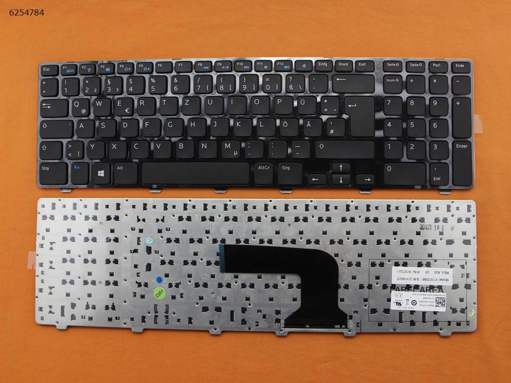 Picture of New Replacement Laptop Keyboard For Dell Inspiron 17R-5721 3721 GLOSSY FRAME BLACK (For Win8) GR Layout