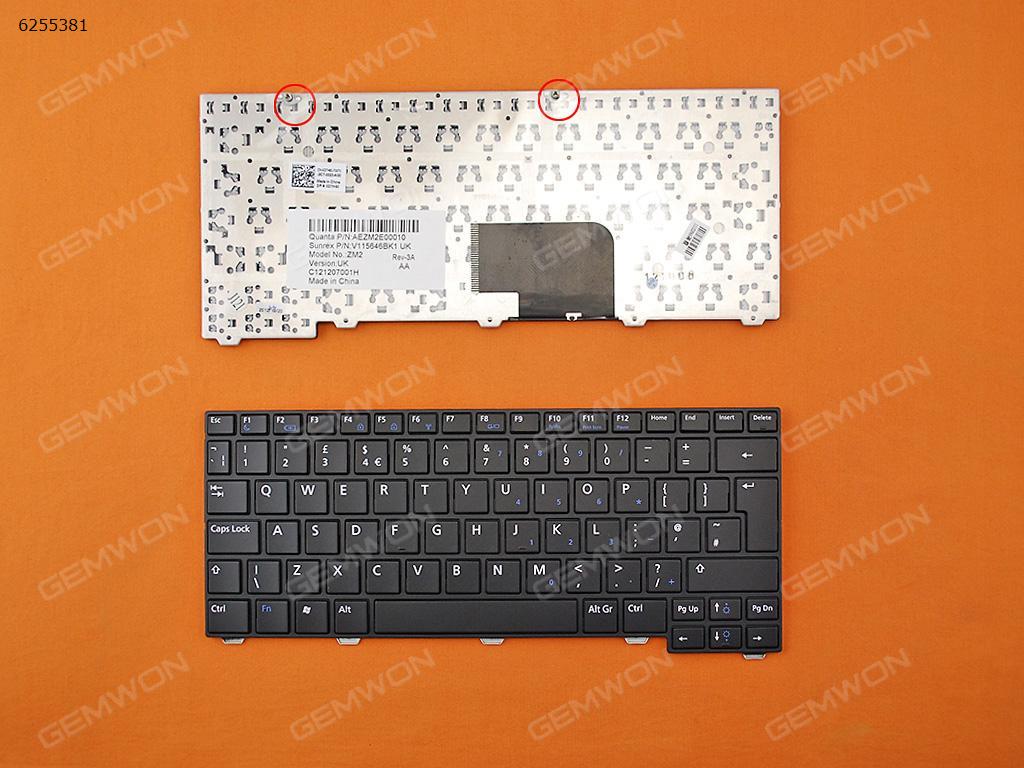 Picture of New Replacement Laptop Keyboard For DELL Latitude 2100 BLACK FRAME BLACK Uk Layout