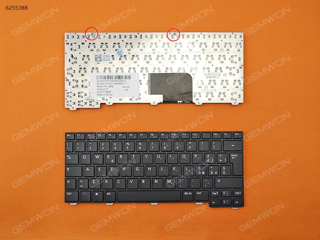 Picture of New Replacement Laptop Keyboard For DELL Latitude 2100 BLACK FRAME BLACK IT Layout