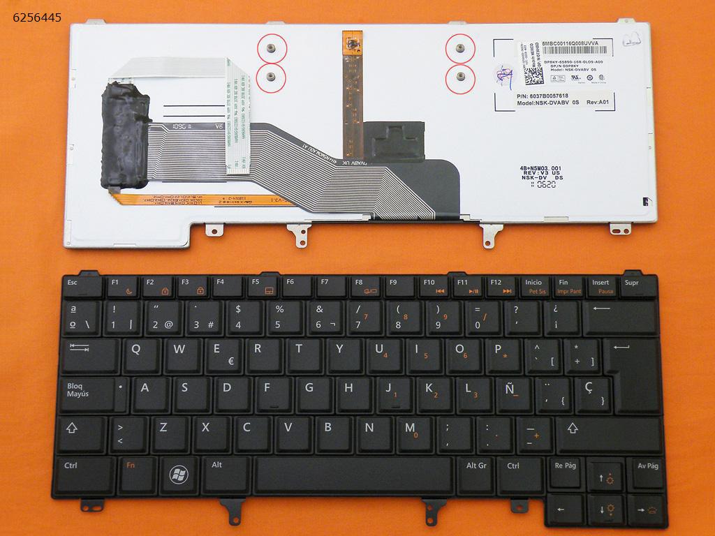 Picture of New Replacement Laptop Keyboard For DELL Latitude E6420 E5420 E6220 E6320 E6430 BLACK Backlit(Without Point stick) SP Layout