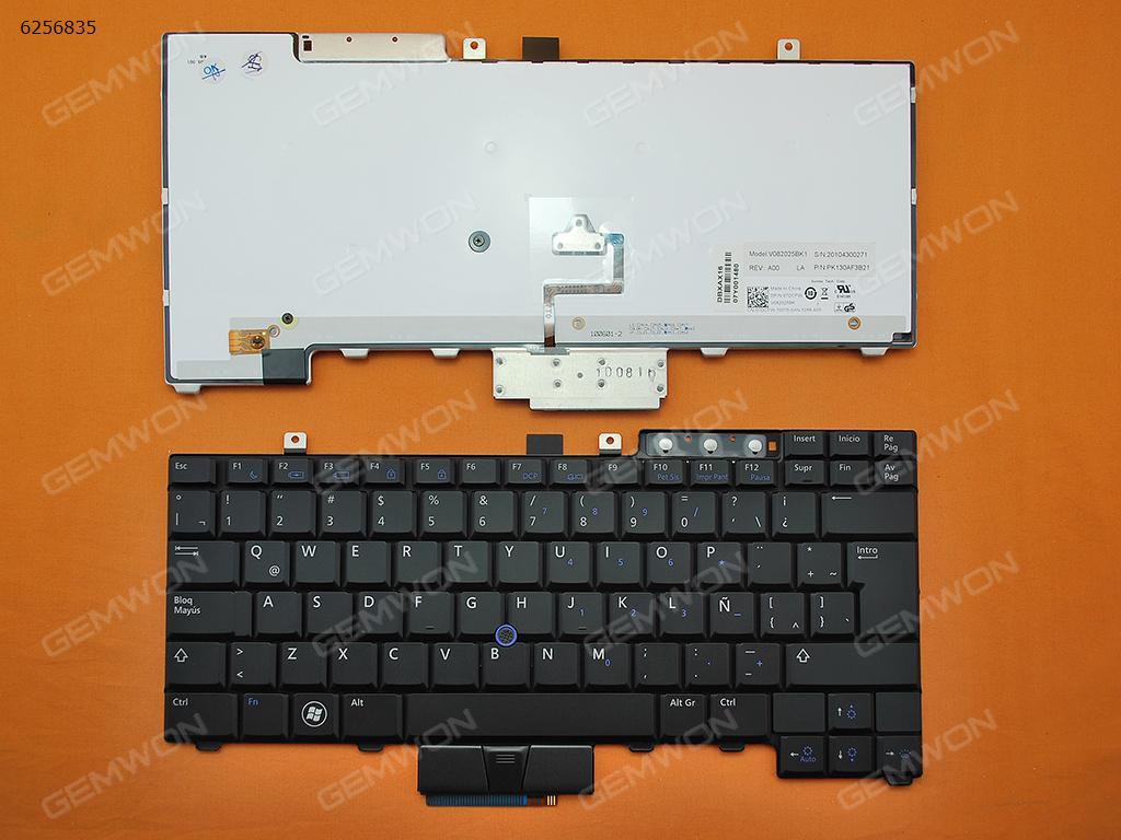 Picture of New Replacement Laptop Keyboard For DELL Latitude E6400 E6410 E6500 E6510,Precision M2400 M4400 M4500 BLACK(Backlit,With Point stick ) LA Layout