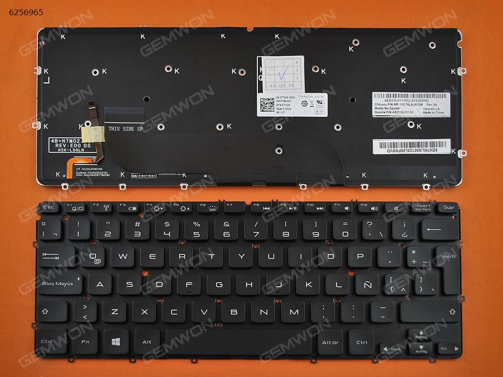 Picture of New Replacement Laptop Keyboard For Dell XPS 13 L321X 0X52TT BLACK With Backlit Board LA Layout
