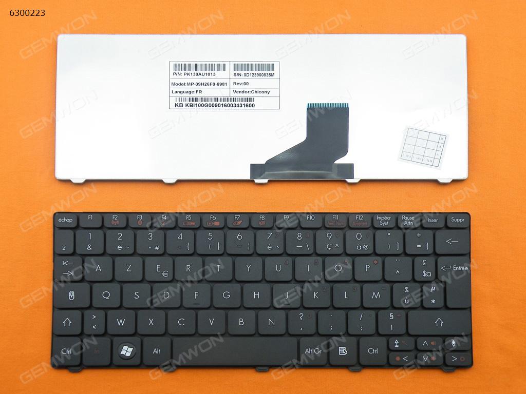 Picture of New Replacement Laptop Keyboard For GATEWAY LT21/ACER ONE 532H 521 D255 BLACK FR Layout