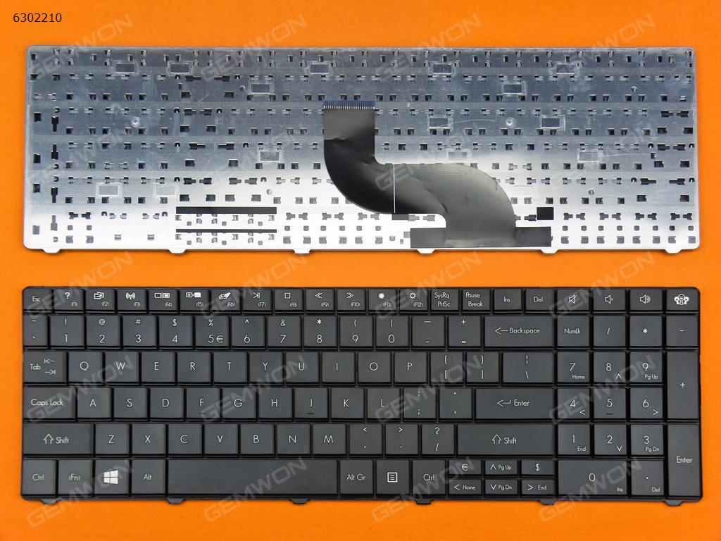 Picture of New Replacement Laptop Keyboard For GATEWAY NE BLACK/ Packard Bell EASYNOTE LE11 BLACK(For Win8 ) US Layout