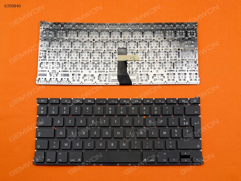 Picture of New Replacement Laptop Keyboard For APPLE Macbook Air   A1369   A1466   A1405   MC965  MC966  MC503  MC504 13" BLACK(without Backlit) FR Layout