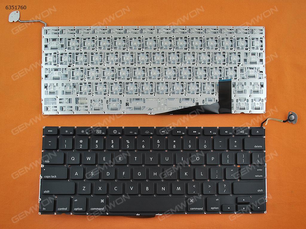 Picture of New Replacement Laptop Keyboard For APPLE Macbook Pro A1286 BLACK (For 2008, For Backlit) US Layout
