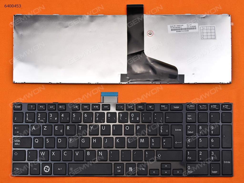 Picture of New Replacement Laptop Keyboard For TOSHIBA L850 GLOSSY FRAME BLACK FR Layout