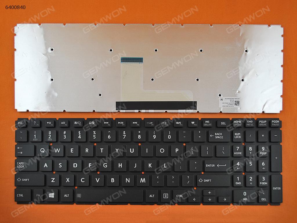 Picture of New Replacement Laptop Keyboard For TOSHIBA  L50-B S50-B L50D-B L50T-B L50DT-B L55(D)-B S55-B S55T-B S55D-B BLACK (Without FRAME, Win8) US Layout