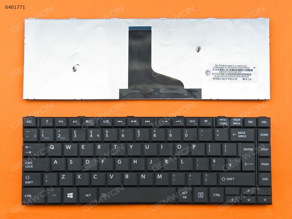 Picture of New Replacement Laptop Keyboard For TOSHIBA C40 BLACK(For Win8) Uk Layout