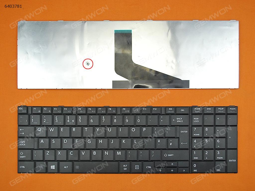 Picture of New Replacement Laptop Keyboard For TOSHIBA ??? BLACK(For Win8) Uk Layout