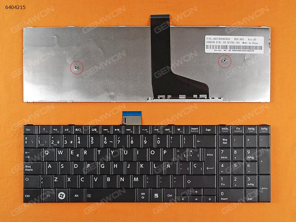 Picture of New Replacement Laptop Keyboard For TOSHIBA C50 C55D BLACK SP Layout