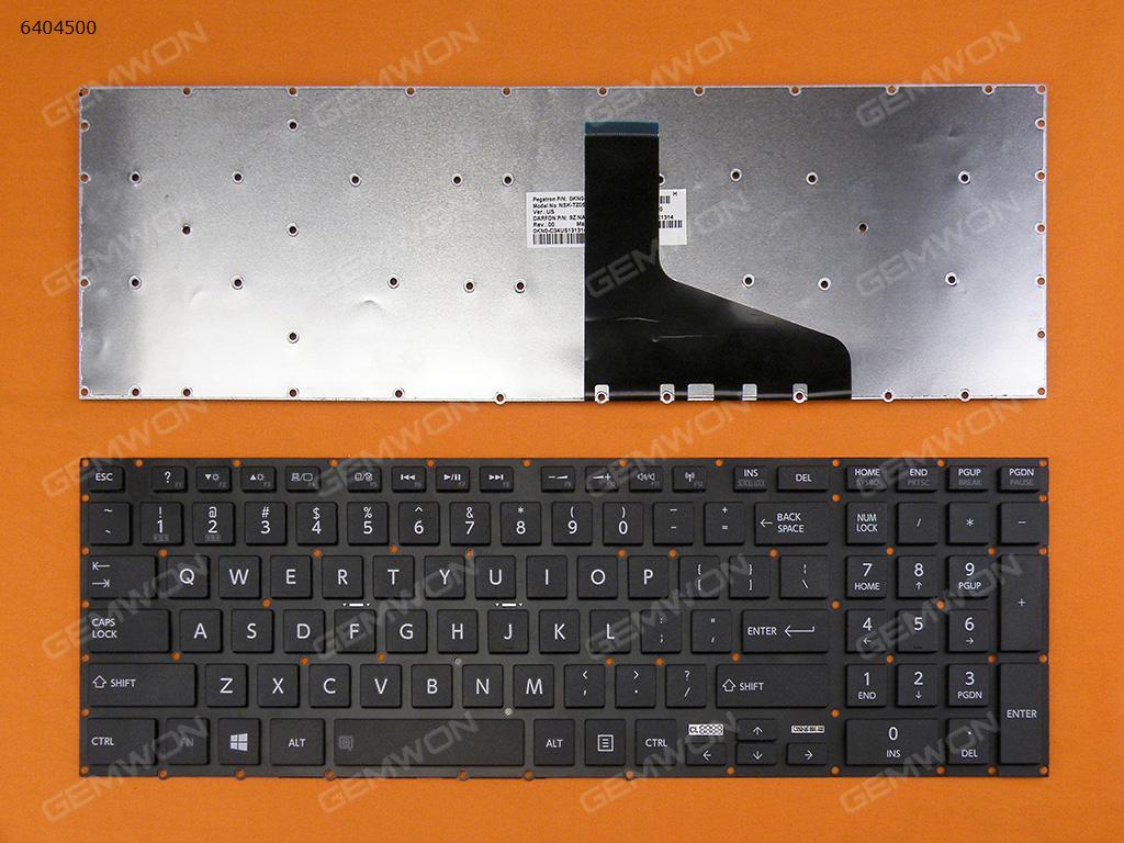 Picture of New Replacement Laptop Keyboard For TOSHIBA P50 BLACK(Without FRAME,Without foil,For Win8) US Layout