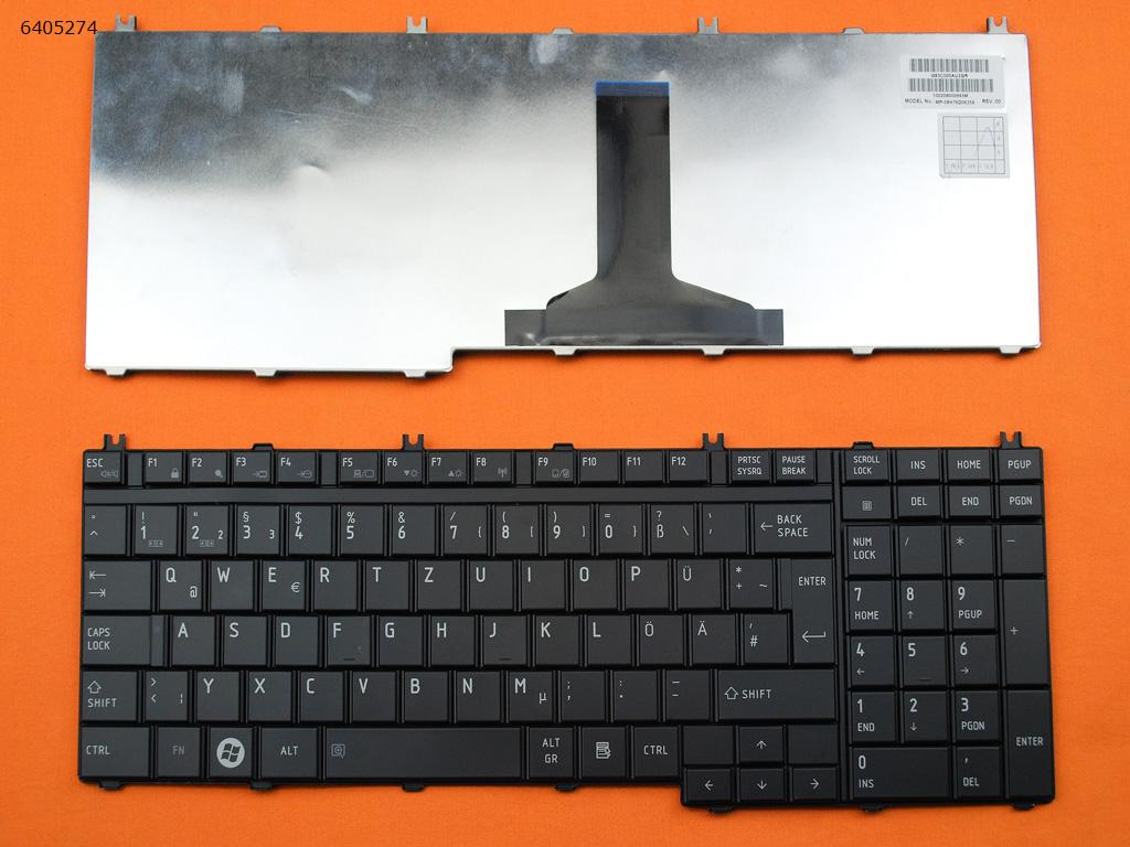 Picture of New Replacement Laptop Keyboard For TOSHIBA Satellite A500 F501 P505 BLACK GR Layout