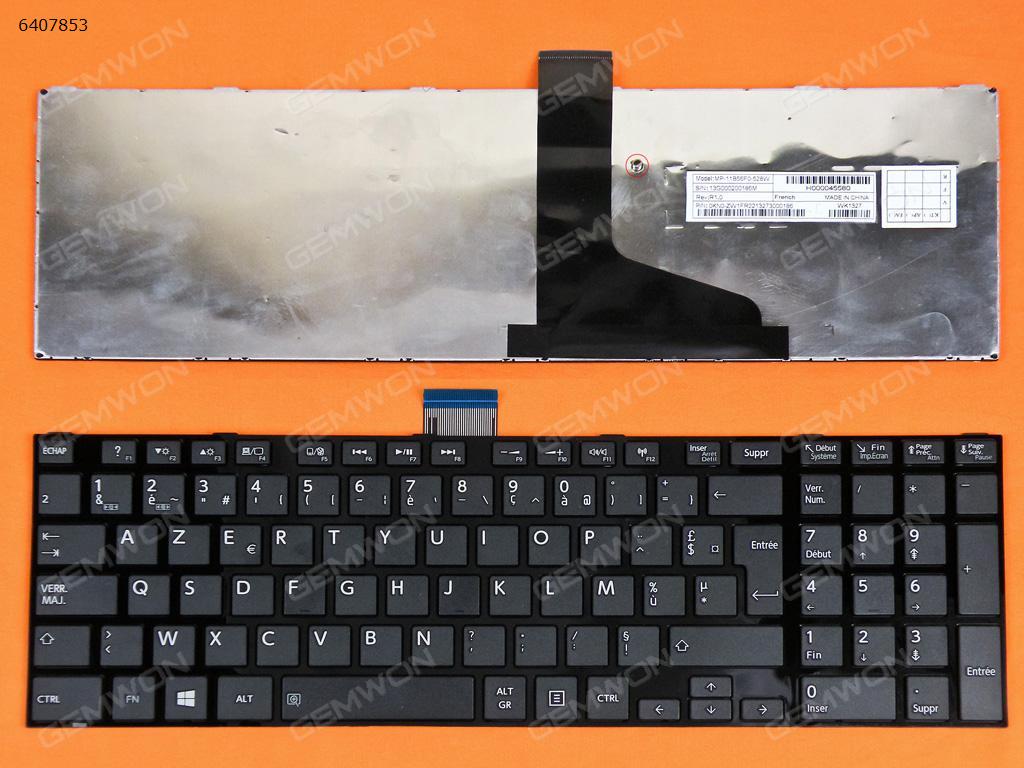 Picture of New Replacement Laptop Keyboard For TOSHIBA L850 GLOSSY FRAME BLACK(For Win8) FR Layout
