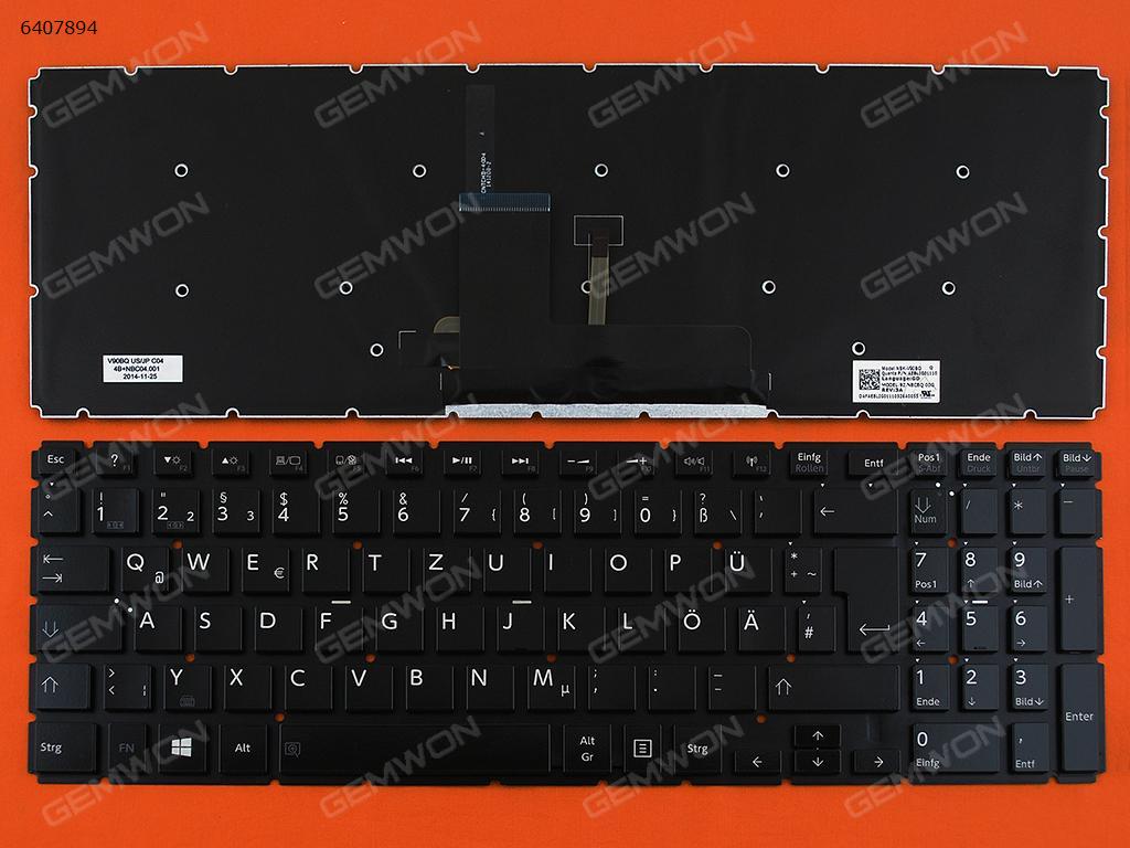 Picture of New Replacement Laptop Keyboard For TOSHIBA  L50-B S50-B L50D-B L50T-B L50DT-B L55(D)-B S55-B S55T-B S55D-B  GLOSSY (Without FRAME,Backlit,For Win8 ) GR Layout