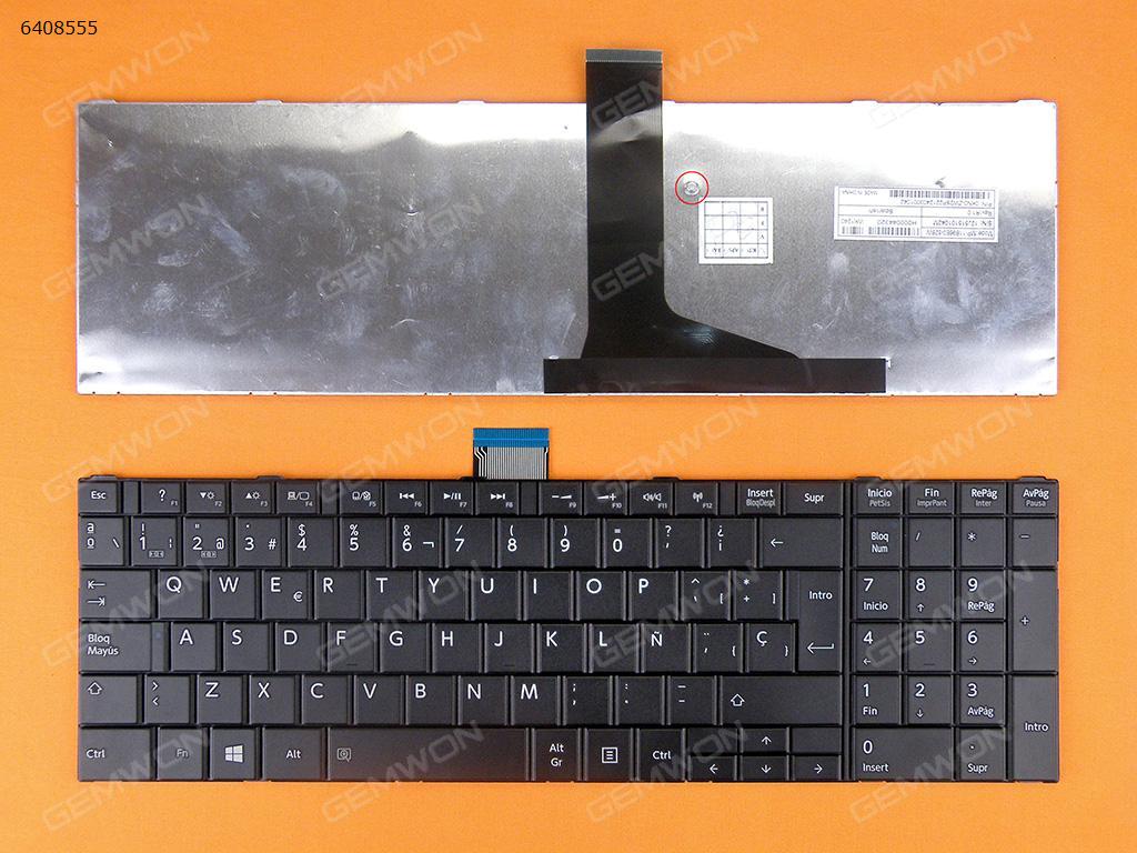 Picture of New Replacement Laptop Keyboard For TOSHIBA C850 BLACK(For Win8) SP Layout