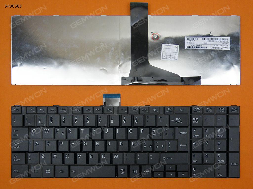 Picture of New Replacement Laptop Keyboard For TOSHIBA C850 BLACK(For Win8) IT Layout