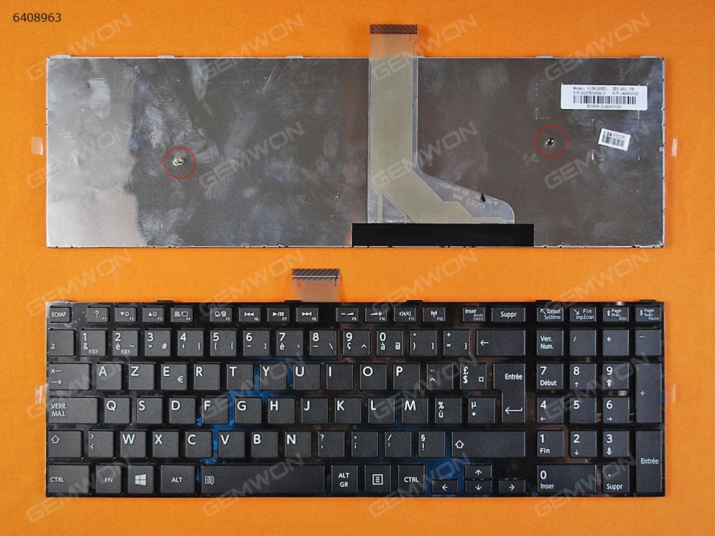 Picture of New Replacement Laptop Keyboard For TOSHIBA C55-A GLOSSY FRAME BLACK(For Win8) FR Layout