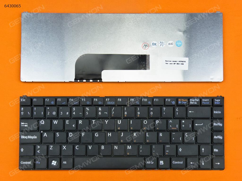 Picture of New Replacement Laptop Keyboard For SONY VGN-N SERIES BLACK SP Layout