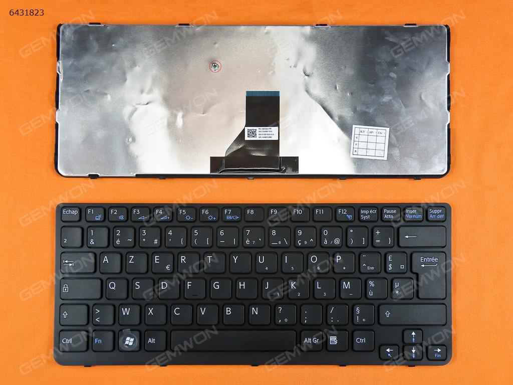 Picture of New Replacement Laptop Keyboard For SONY SVE14 BLACK FRAME BLACK FR Layout