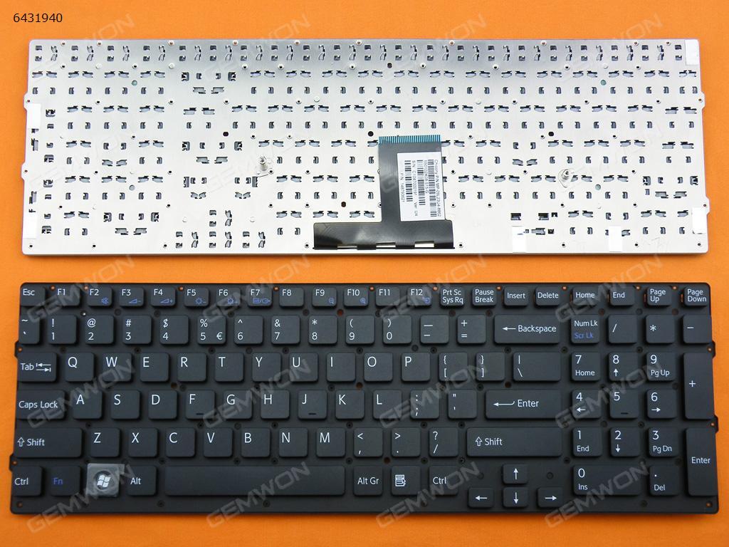 Picture of New Replacement Laptop Keyboard For SONY VPC-EC BLACK(Without FRAME) US Layout