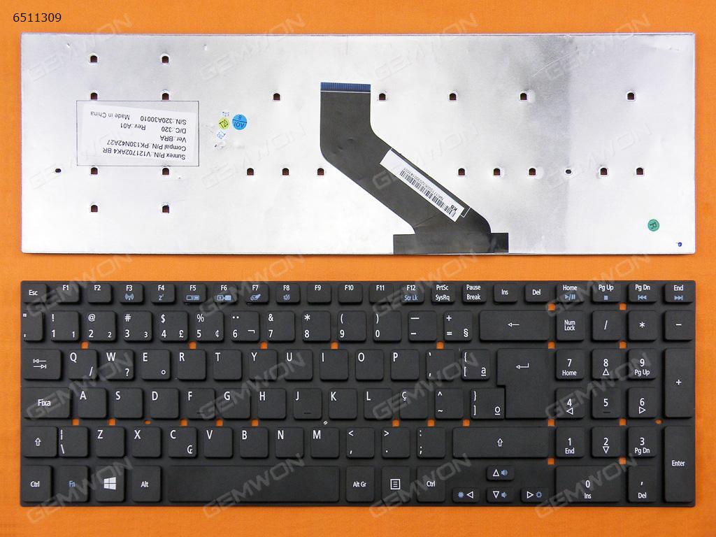 Picture of New Replacement Laptop Keyboard For ACER Aspire 5755G 5830T BLACK(For Win8) BR Layout