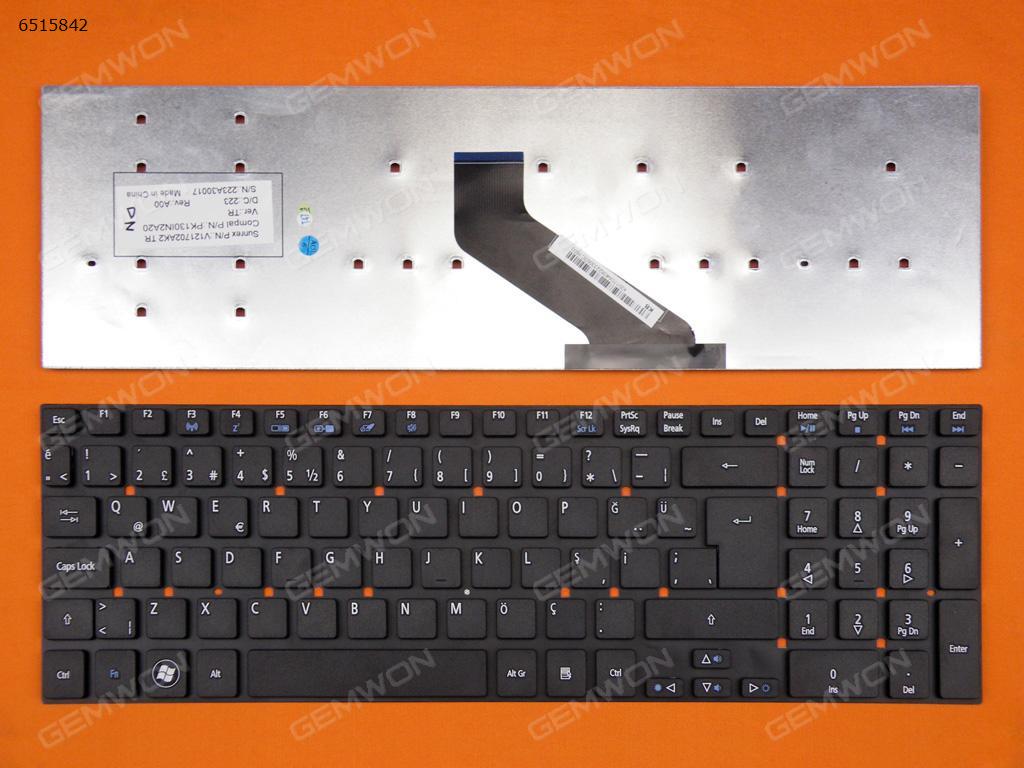 Picture of New Replacement Laptop Keyboard For ACER Aspire 5755G 5830T BLACK OEM TR Layout