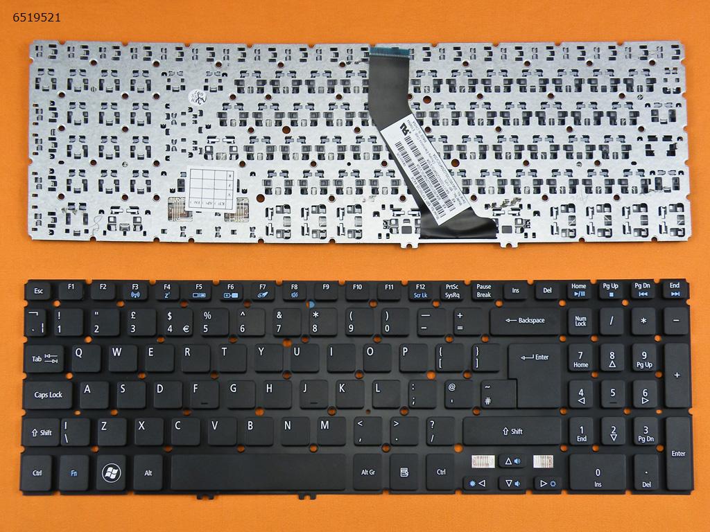 Picture of New Replacement Laptop Keyboard For ACER M5-581T M5-581G V5-571 V5-531 BLACK Uk Layout