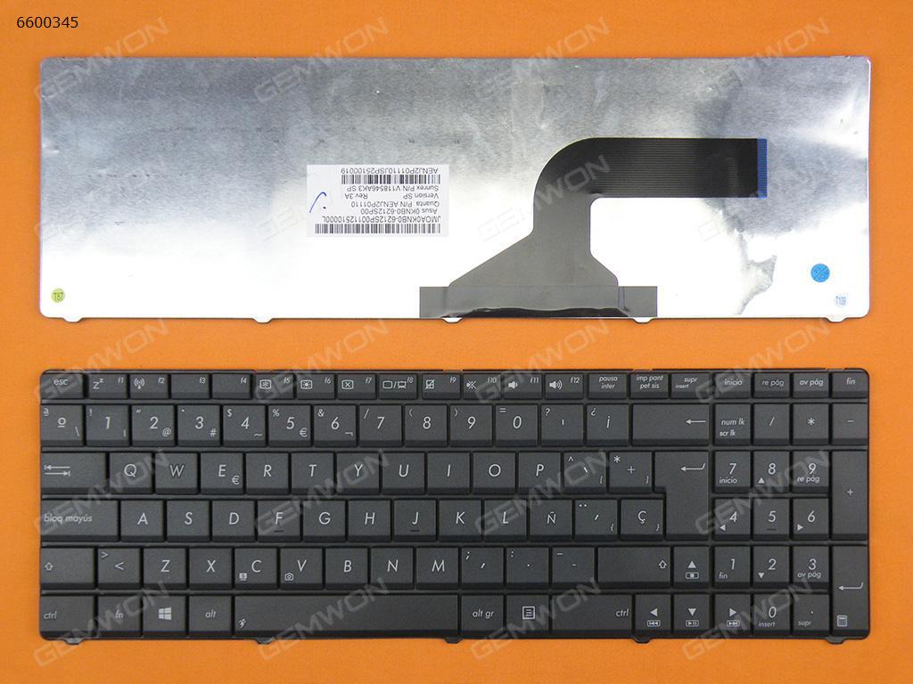Picture of New Replacement Laptop Keyboard For ASUS N53 BLACK (For Win8) SP Layout