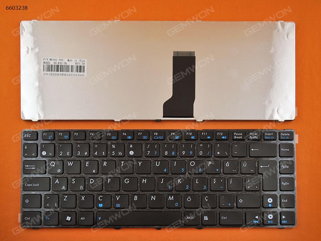 Picture of New Replacement Laptop Keyboard For ASUS UL30 GLOSSY FRAME BLACK (OEM) TR Layout