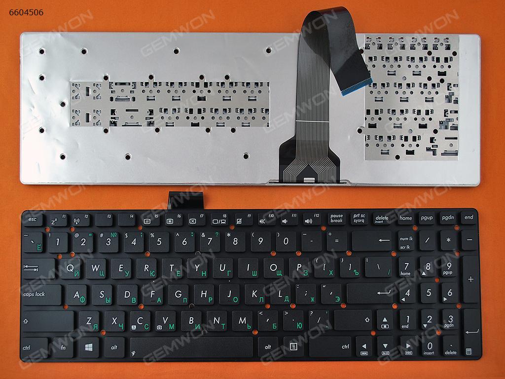 Picture of New Replacement Laptop Keyboard For ASUS K55XI BLACK(without FRAME,For Win8) RU Layout