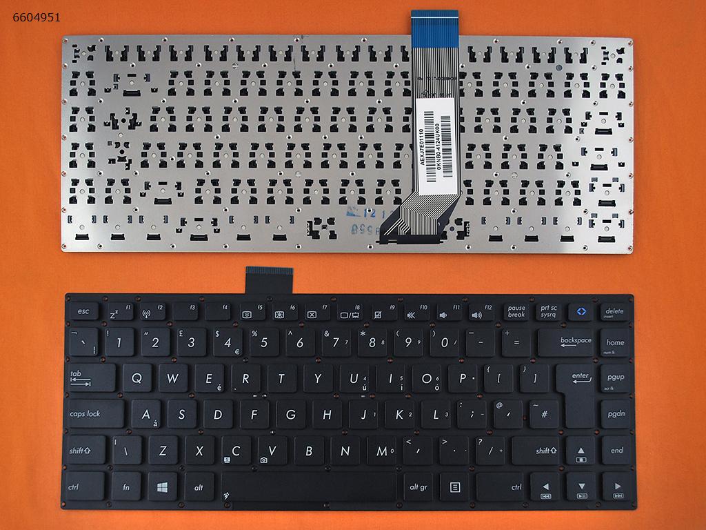 Picture of New Replacement Laptop Keyboard For ASUS S400 BLACK (Without FRAME,Without Foil,For Win8) Uk Layout