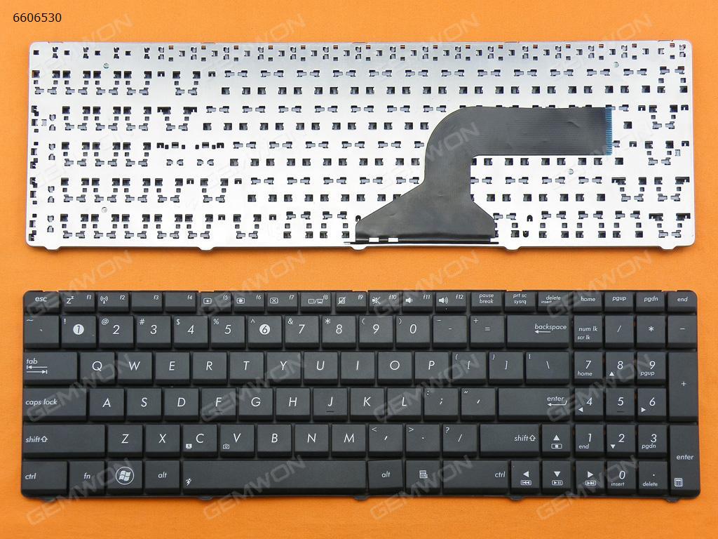 Picture of New Replacement Laptop Keyboard For ASUS N53 BLACK(Without foil) US Layout