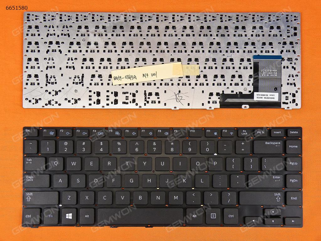 Picture of New Replacement Laptop Keyboard For SAMSUNG 370R4E-S01 370R4E  14" BLACK (For Win8) US Layout