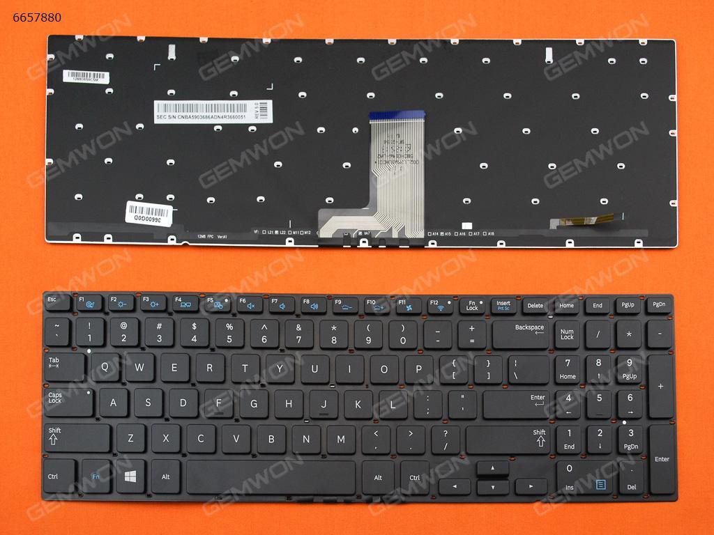 Picture of New Replacement Laptop Keyboard For SAMSUNG 770Z5E NP770Z5E 880Z5E NP880Z5E  BLACK Backlit(For Win8) US Layout