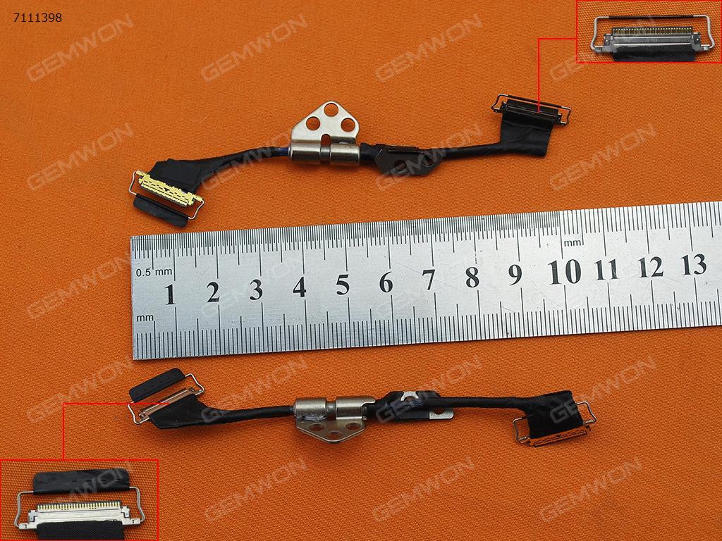 Picture of New LCD Display Screen Cable Replacement  For LCD Cable+Hinge For APPLE Retinal machine A1398 A1425 A1502 MC975 MD212 ME665 864，（ORG，a little flaw）