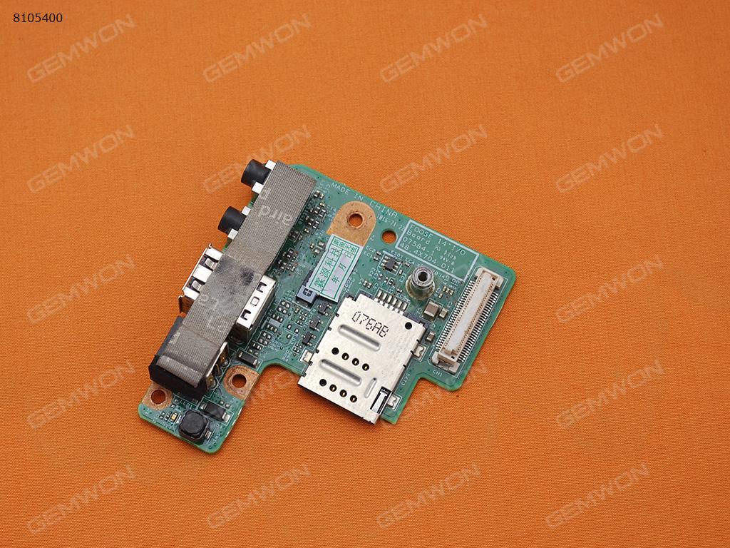 Picture of USB Board and DC Jack For DELL E5400 E5500 With Audio I/O