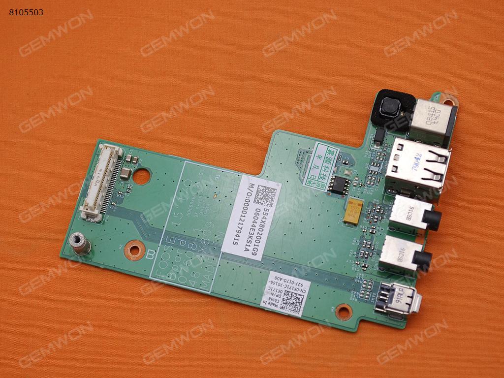 Picture of USB Board and DC Jack For DELL E5500 with Audio I/O