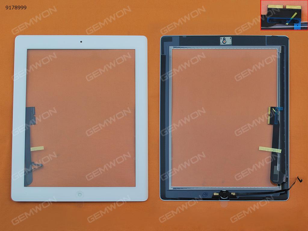 Picture of Touch Screen For iPad 4,WHITE Original TP+IC