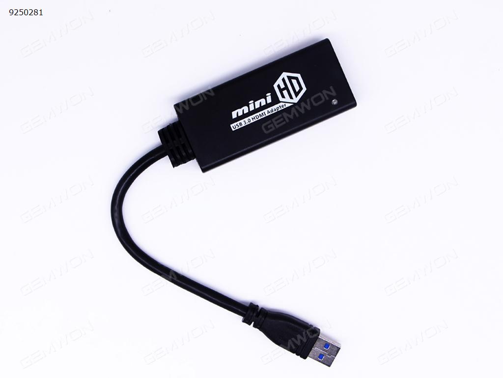 Picture of USB 3.0 to HDMI Adapter Cable Audio Video 1080p Converter PC Notebook to HDTV （With Audio Function）