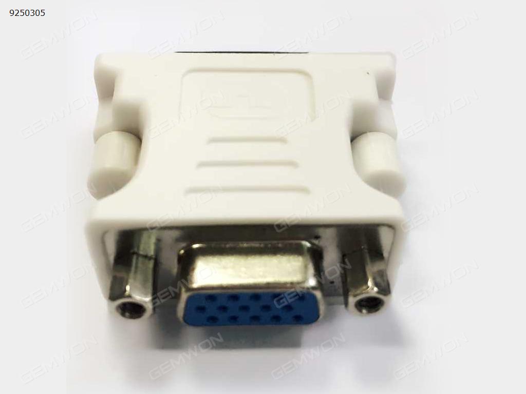 Picture of DVI Male TO VGA Female Adapter,White