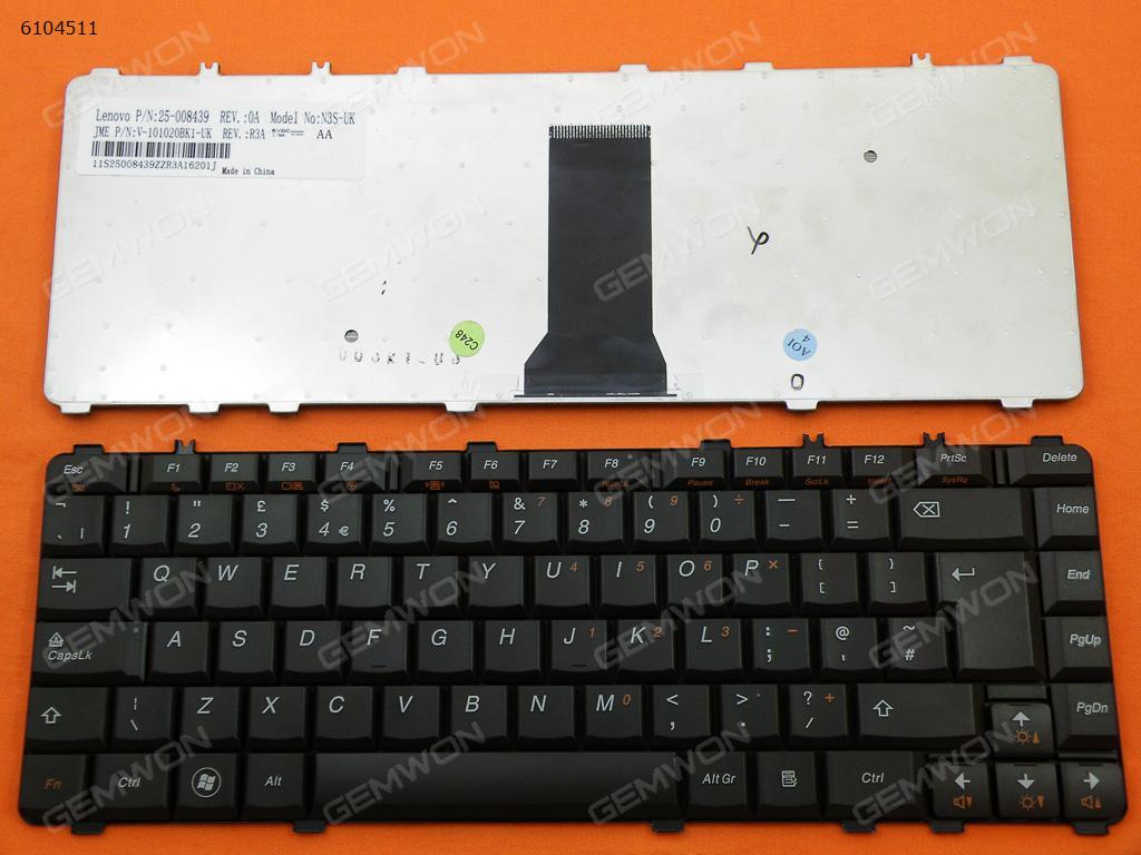 Picture of New Replacement Laptop Keyboard For LENOVO Y450 Y450A Y450G Y550 Y550A BLACK Uk Layout