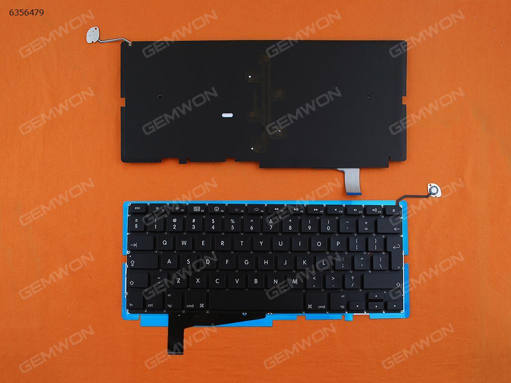 Picture of New Replacement Laptop Keyboard For APPLE Macbook Pro A1286 BLACK (For 2008, With Backlit Board) UI Layout